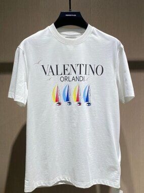 Men's Nautical Sailboat Graphic Tee - Summer Vacation Style White T-shirt